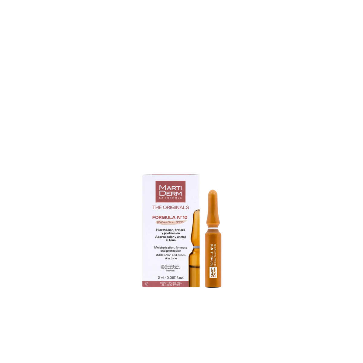 Ampollas Formula Nº10 HD Color Touch SPF 30