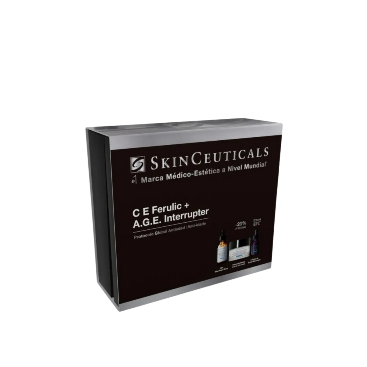Cofre CE Ferulic + AGE Interrupter + Regalo HA Intensifier