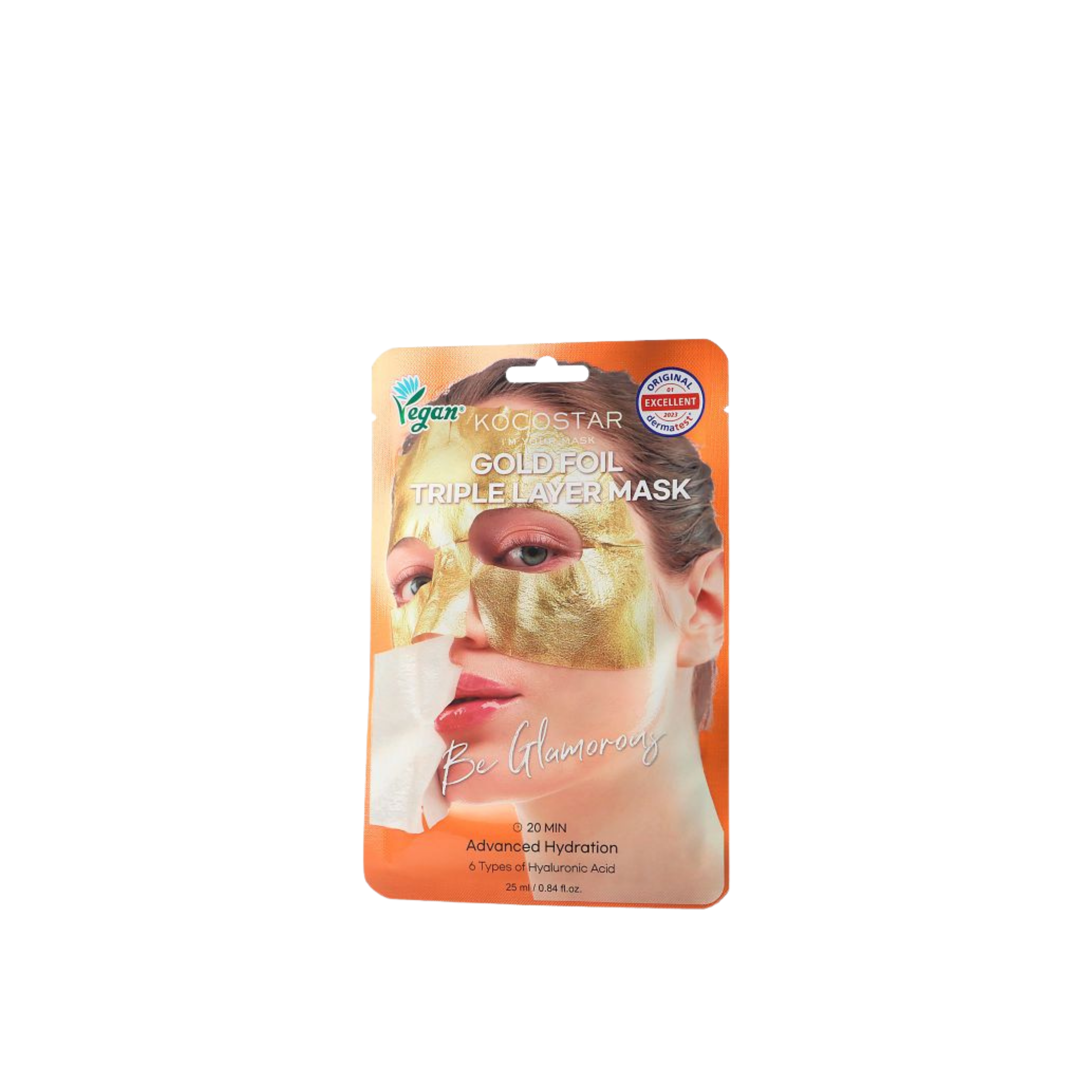 Gold Foil Triple Layer Mask